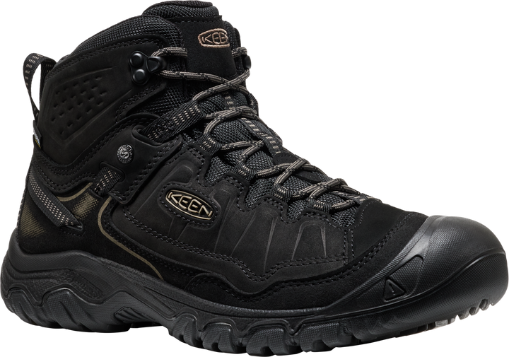 keen targhee iv waterproof hiking wide men's | triple black
