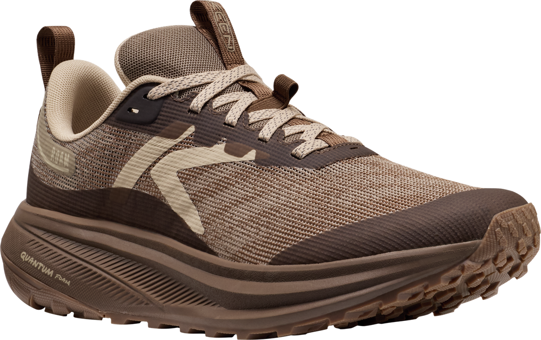 keen roam trail running men's | brindle dark earth