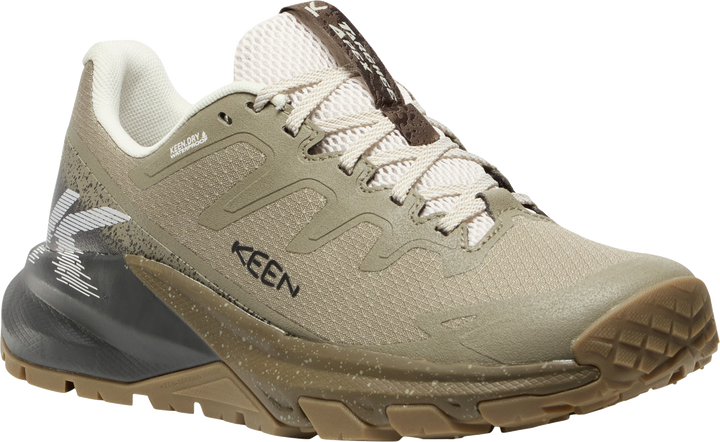keen targhee apex waterproof hiking women's | brindle peach blush