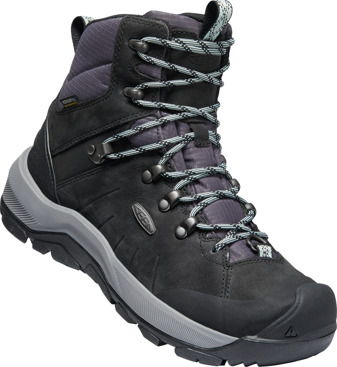 keen revel iv polar waterproof women's | black harbor gray