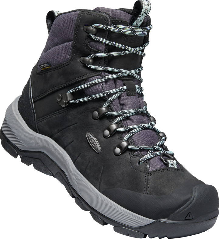 keen revel iv polar waterproof women's | black harbor gray