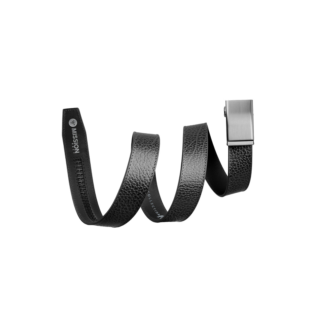 mission belt bison embossed 40 men's | bison black