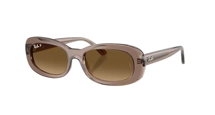 ray-ban rb2221 sunglasses | transparent beige