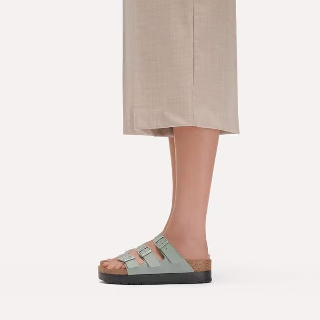 birkenstock florida flex platform women's | pure sage