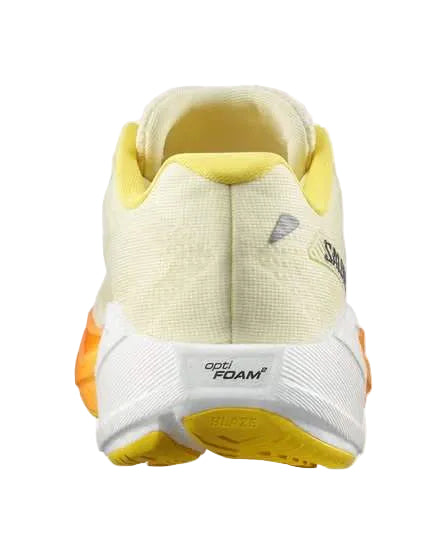 salomon aero blaze 3 women's | transparent yellow / white / nectarine