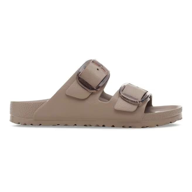 birkenstock arizona big buckle women's | gray taupe