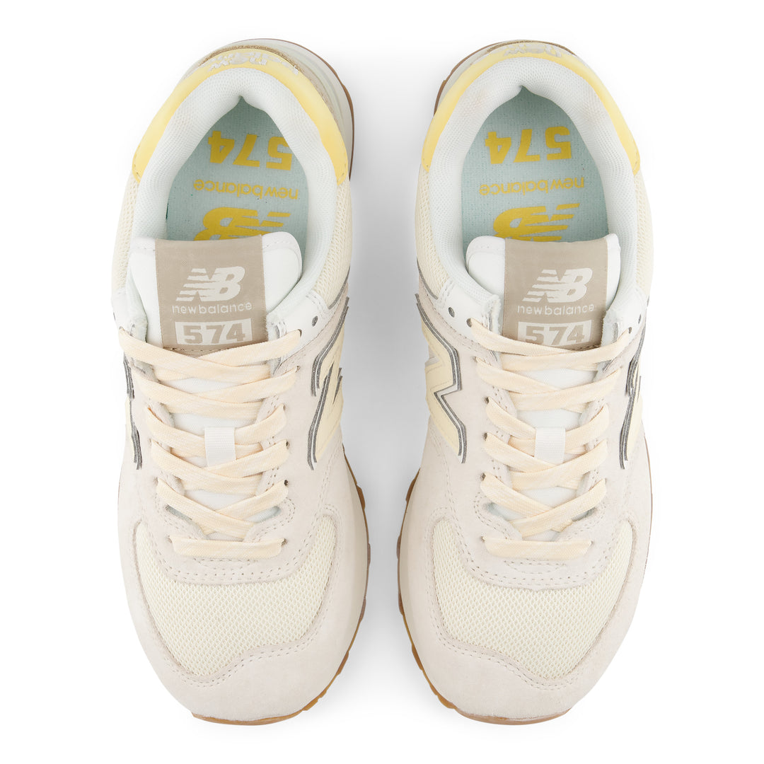 new balance 574 women's | sea salt linen
