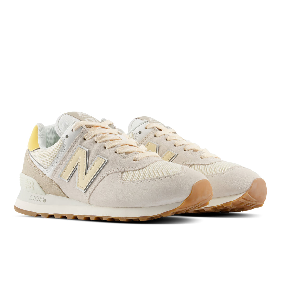 new balance 574 women's | sea salt linen