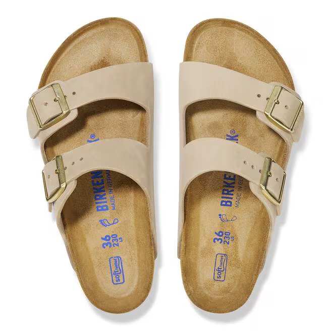 birkenstock arizona soft bedding | sandcastle
