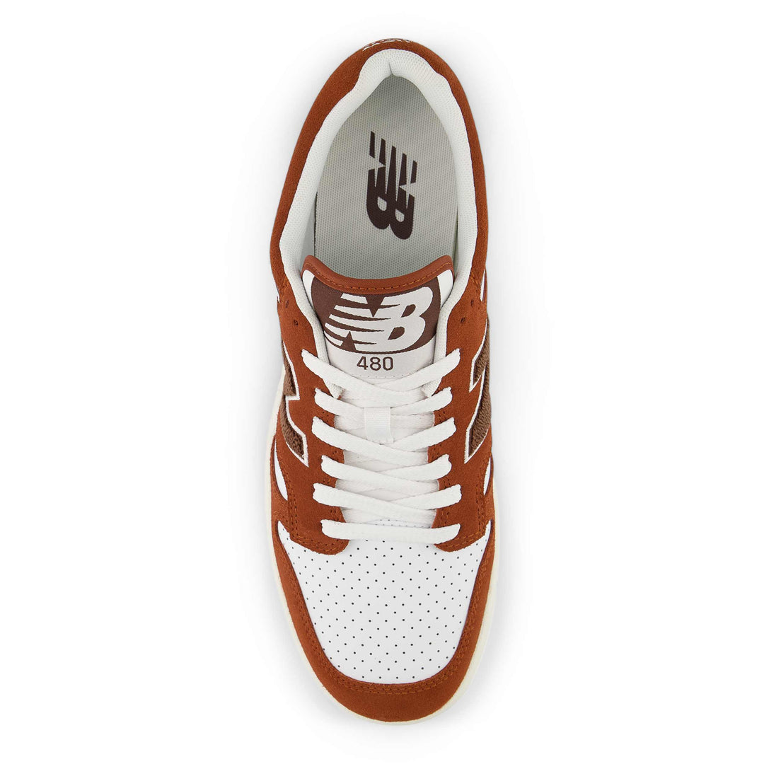new balance 480 l | relic brown white