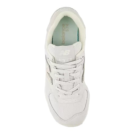 new balance 574 women's | grey/calcium