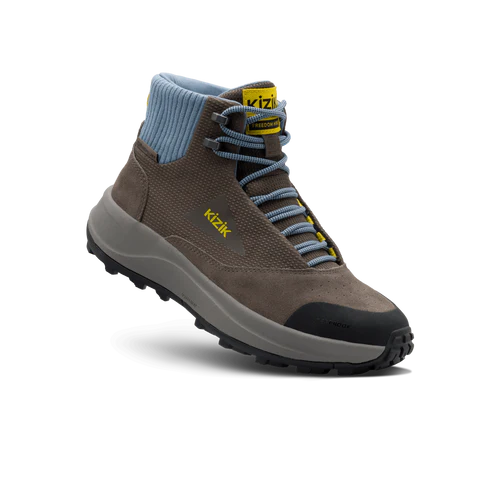 kizik freedom hike waterproof women's | major brown windward blue