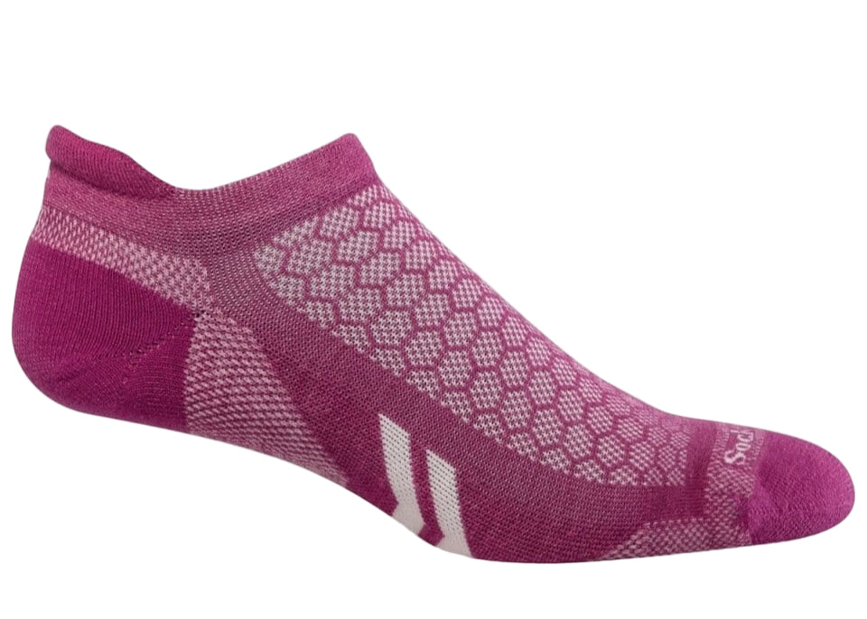 sockwell incline ii micro compression sports women's | raspberry