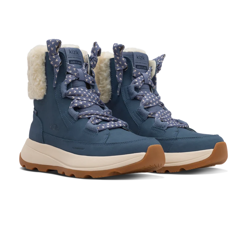 kizik juno 2 lace women's | grisaille fog