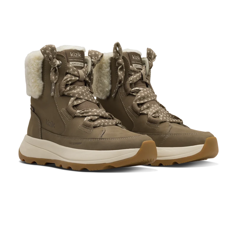 kizik juno 2 lace women's | shitake fog