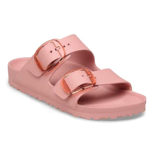 birkenstock arizona big buckle women's | pink clay