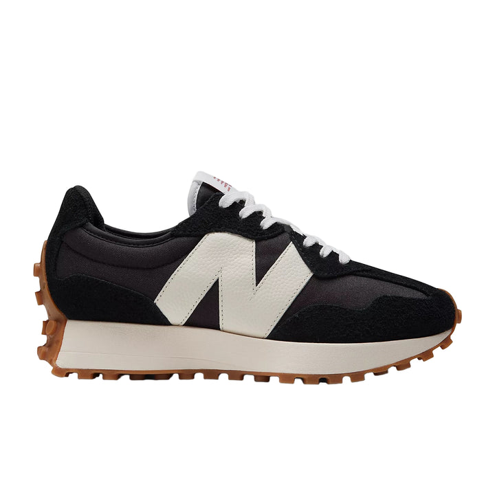new balance 327 women's | black/white/mineral red
