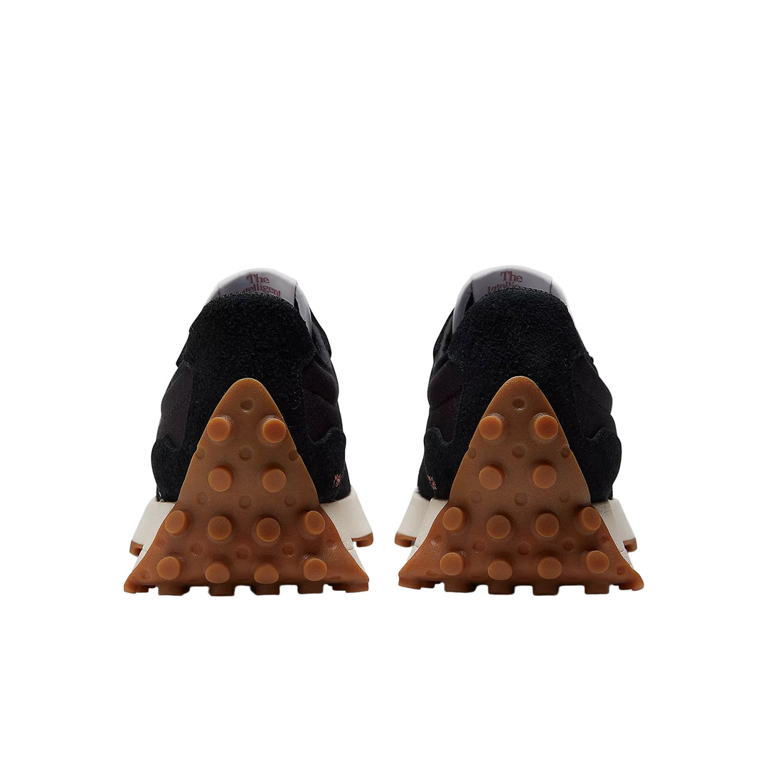 new balance 327 women's | black/white/mineral red