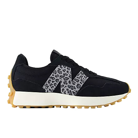 new balance 327 women's | black/black