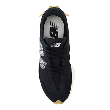 new balance 327 women's | black/black