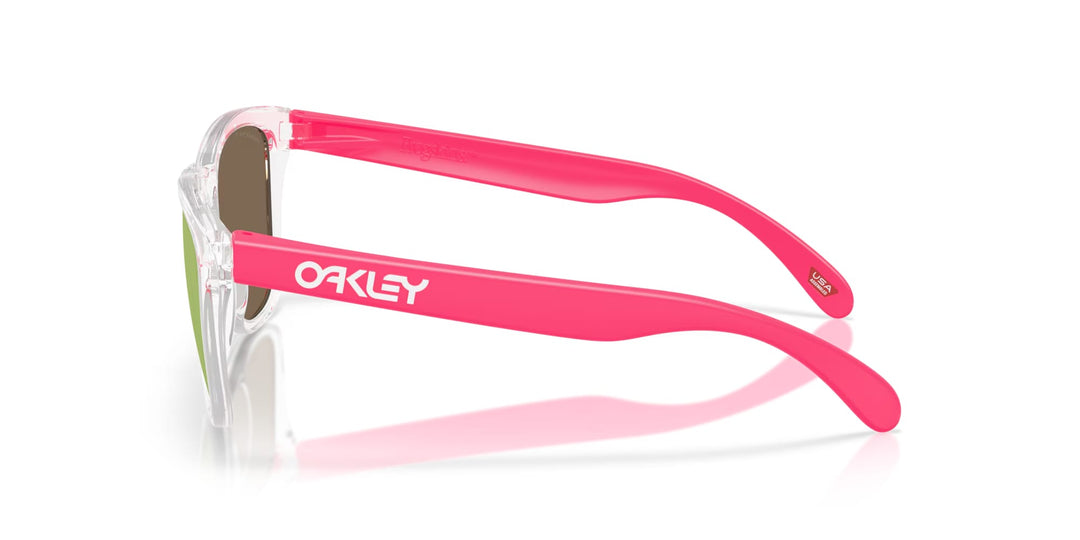 oakley frogskins neon pop collection sunglasses | clear