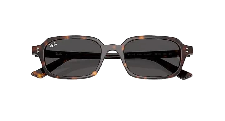 ray-ban zurio bio-based sunglasses | polished havana dark grey