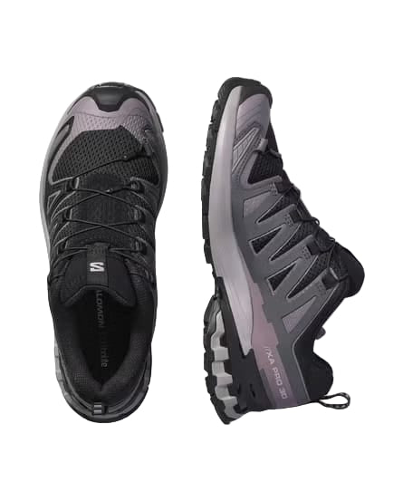 salomon xa pro 3d v9 women's | black / gull / excalibur
