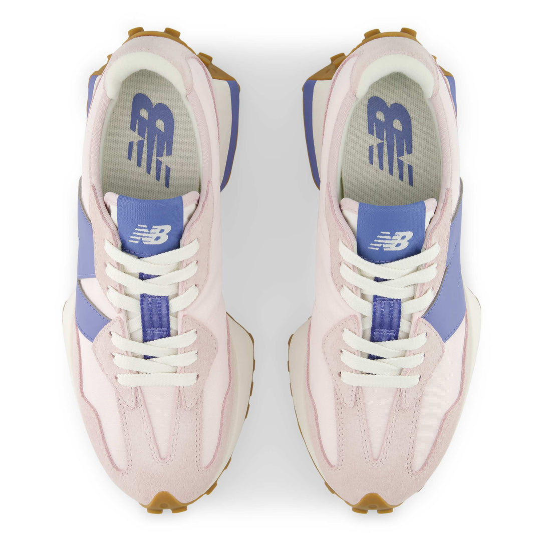 new balance 327 women's | pink salt fairweather blue