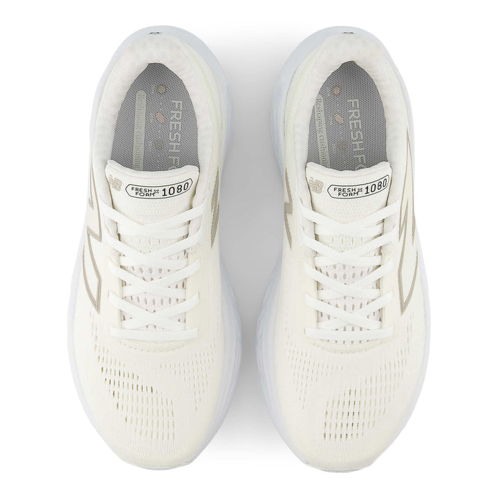 new balance fresh foam x 1080v14 women's | white/light gold metallic