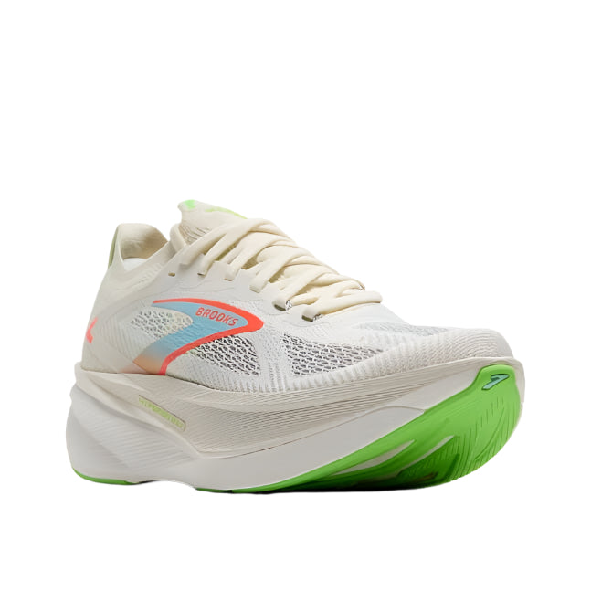brooks hyperion max 3 women's | coconut/green gecko/pink clay
