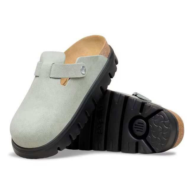 birkenstock boston chunky women's | pure sage