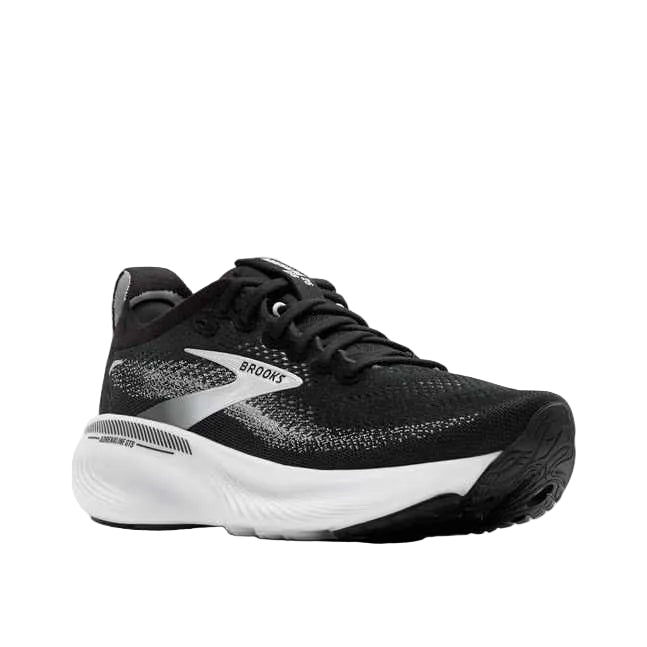 brooks adrenaline gts 25 extra wide men's | black grey white
