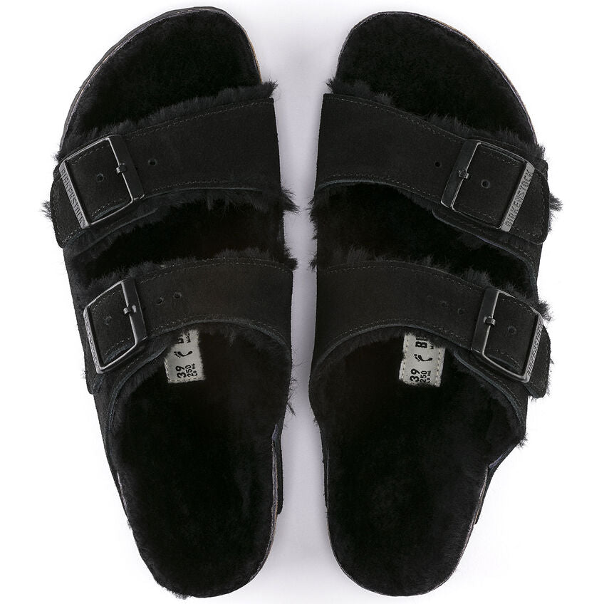 ARIZONA SHEARLING BLACK SUEDE