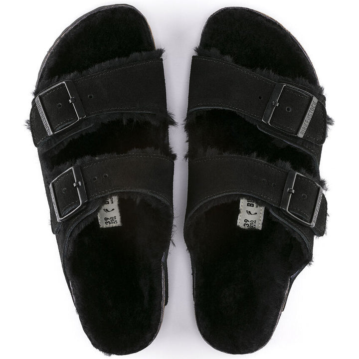 ARIZONA SHEARLING BLACK SUEDE