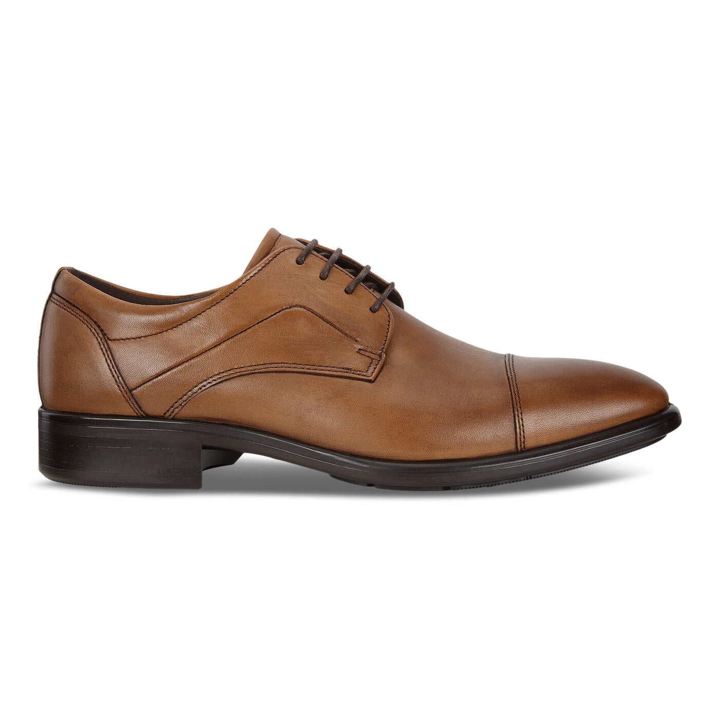 NWT ECCO Men\'s Citytray Plain Toe Tie Oxford, Amber-Size 11-11.5 US Men main image 3